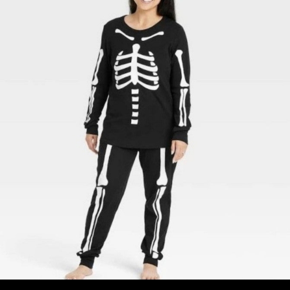 Hyde and eek halloween womens skeleton pajama - Picture 1 of 4